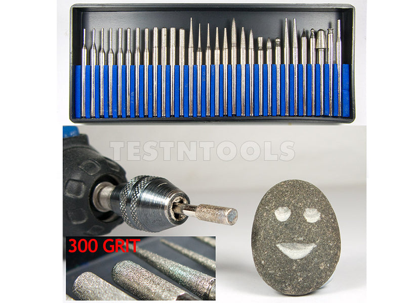 Desic Diamond Carving Burrs 30 Piece Assorted 300G