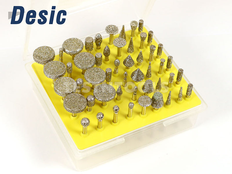 Desic Diamond Carving Burrs 50 Pieces 40G Big Head