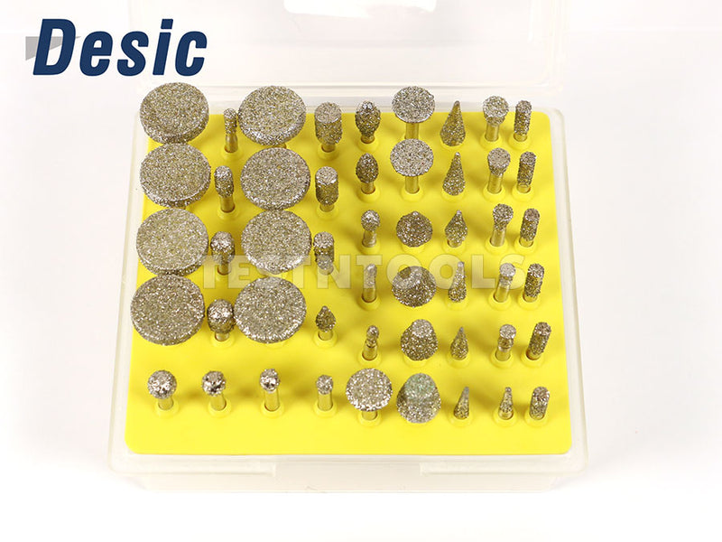 Desic Diamond Carving Burrs 50 Pieces 40G Big Head