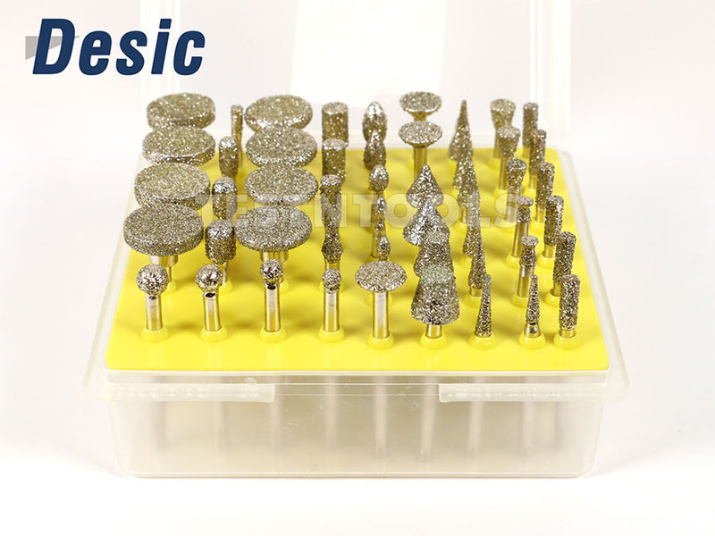 Desic Diamond Carving Burrs 50 Pieces 40G Big Head