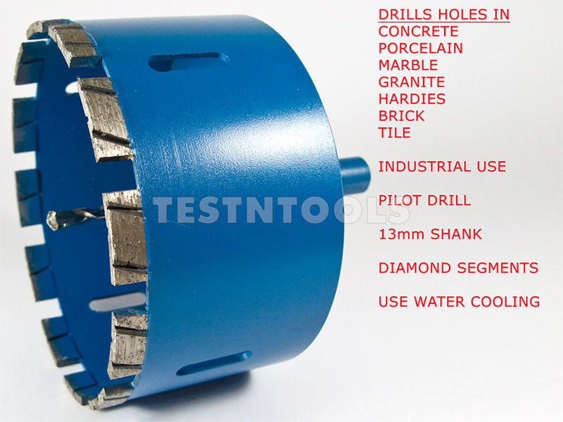 Desic Diamond Core Drill Holesaw With Pilot 95mm