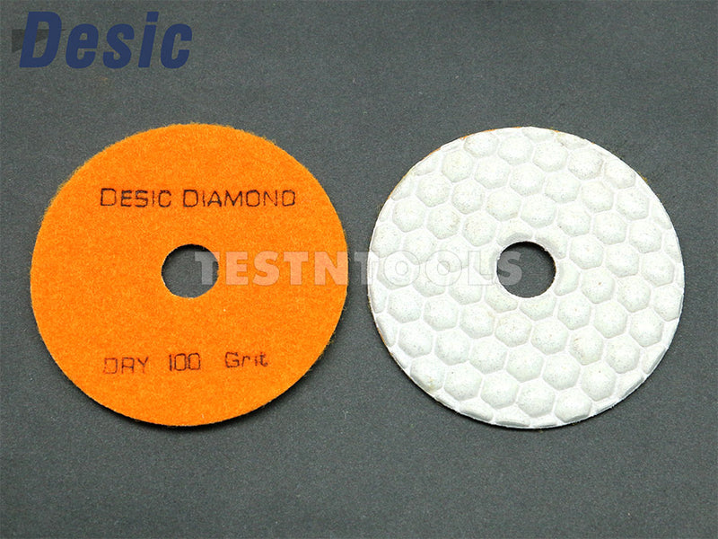 Desic Diamond DRY Polishing Pad 100mm 100 Grit AAA Grade