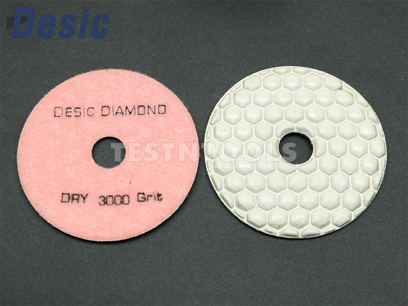 Desic Diamond DRY Polishing Pad 100mm 3000 Grit AAA Grade