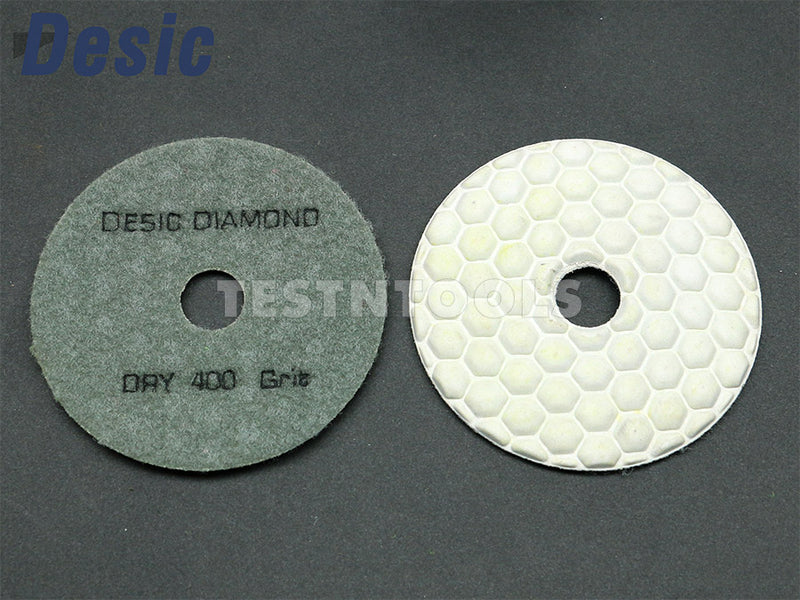 Desic Diamond DRY Polishing Pad 100mm 400 Grit AAA Grade