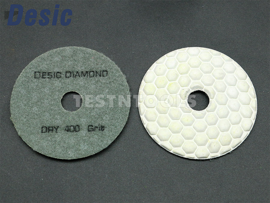 Desic Diamond DRY Polishing Pad 100mm 400 Grit AAA Grade — Testntools