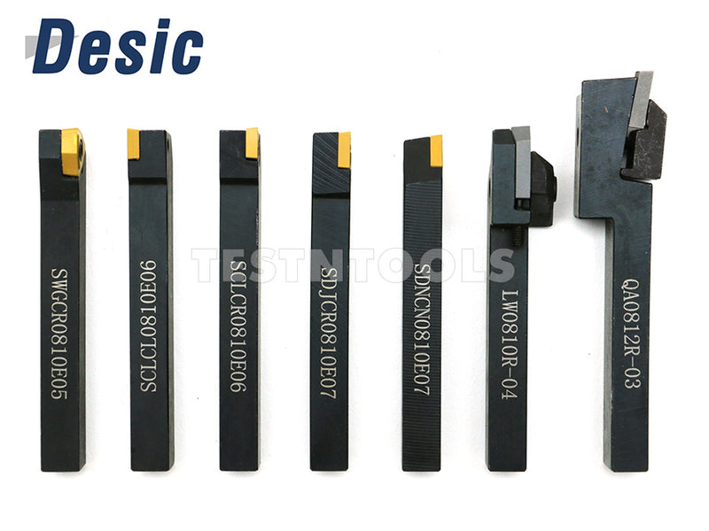 Desic Indexable Turning Tool Set 08mm 7 Piece