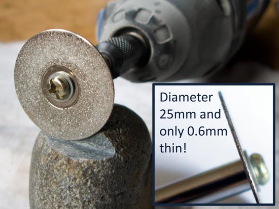 Desic Mandrel To Suit Diamond Coated Cutting Wheels