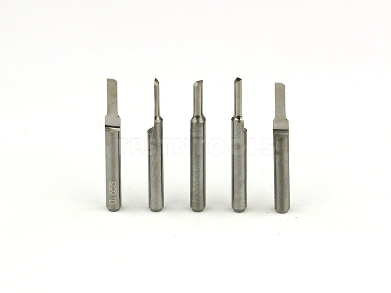 Desic Solid Carbide Half Straight CNC Router Bit  3.175 x 2.0 x 8mm 5 Pack