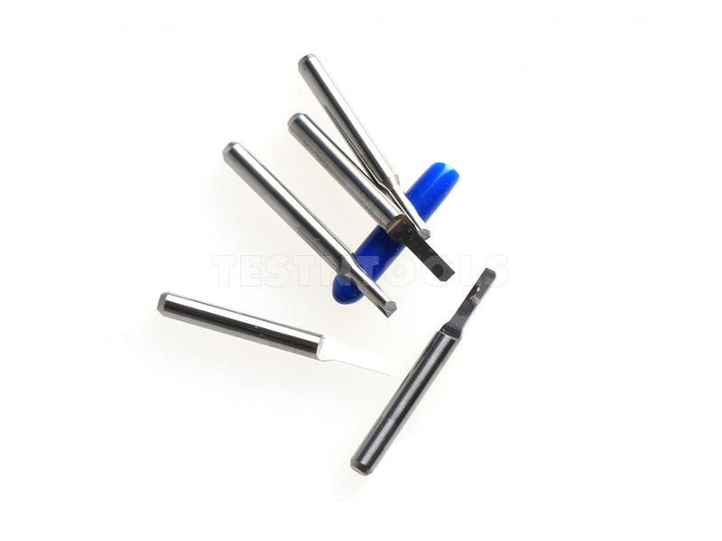 Desic Solid Carbide Half Straight CNC Router Bit  3.175 x 2.0 x 8mm 5 Pack