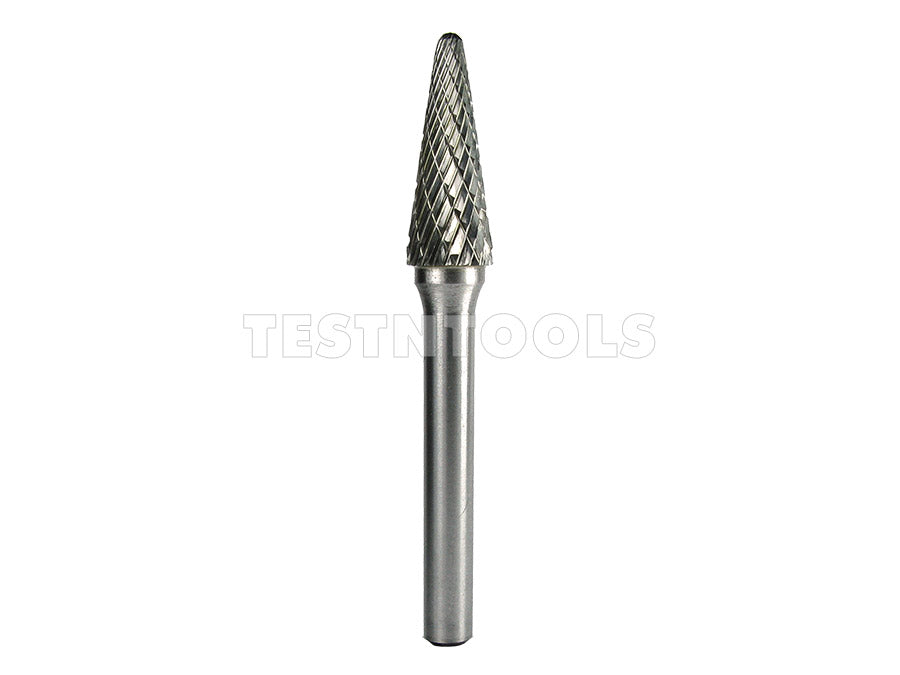 Desic Tungsten Carbide Burr 6mm x 10mm Taper Radius — Testntools