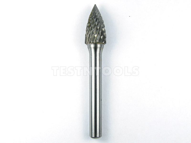 Desic Tungsten Carbide Burr 6mm x 10mm Tree Pointed