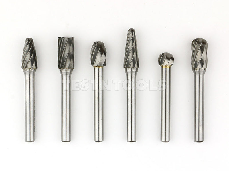 Desic Tungsten Carbide Burrs 6 Pieces 6mm x 10mm Alloy Cut