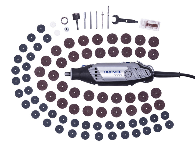 Dremel 3000 Rotary Tool Kit With 142 Accessories 3000-1/142