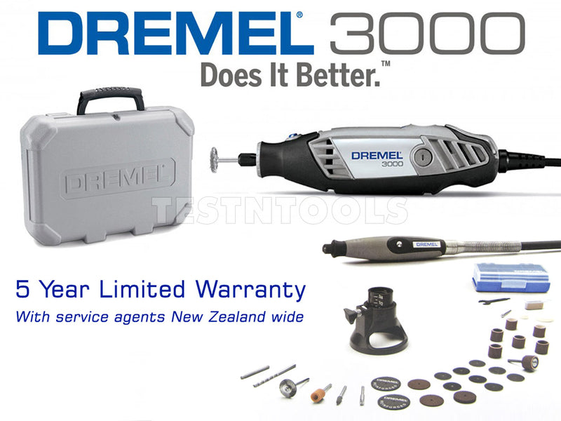 Dremel 3000 Rotary Tool With 30 Accessories 3000-2/30 F0133000PN