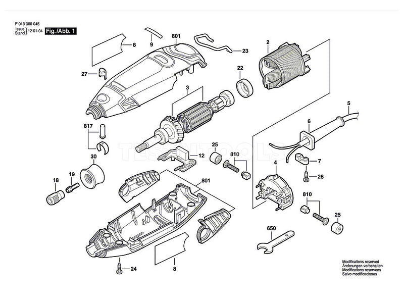 Dremel 3000 Spare Part Number 12 - Condenser 2615302683