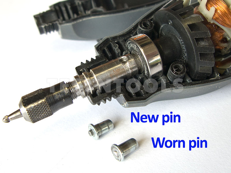 Dremel 300 And 3000 Spare Part Number 817 - Shaft Lock Pin And Spring Set 2610009839