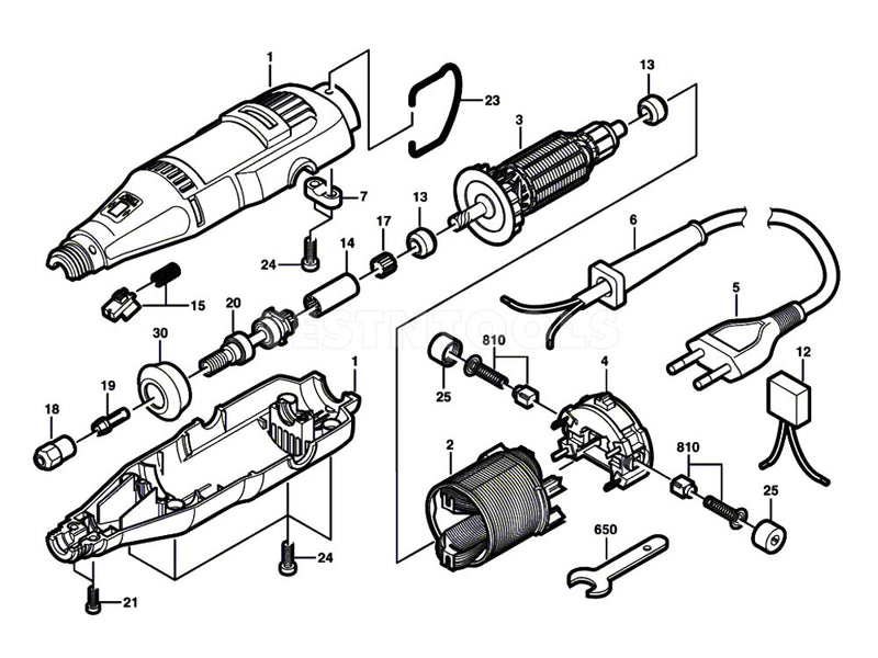 Dremel 396 Spare Part Number 4 - Speed Switch 2615298786
