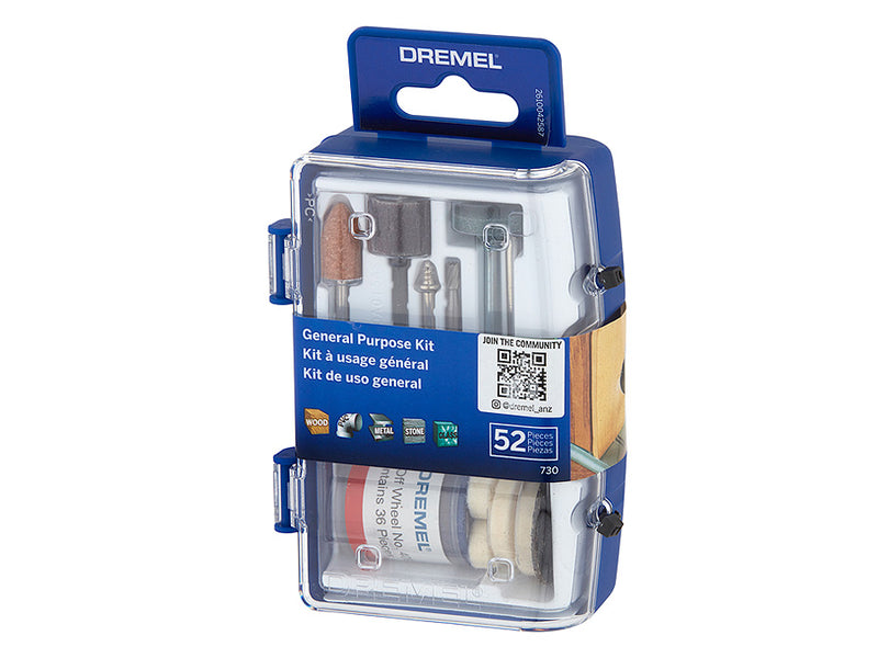 Dremel 730 General Purpose Micro Kit 52 Piece 730-01 26150730AA