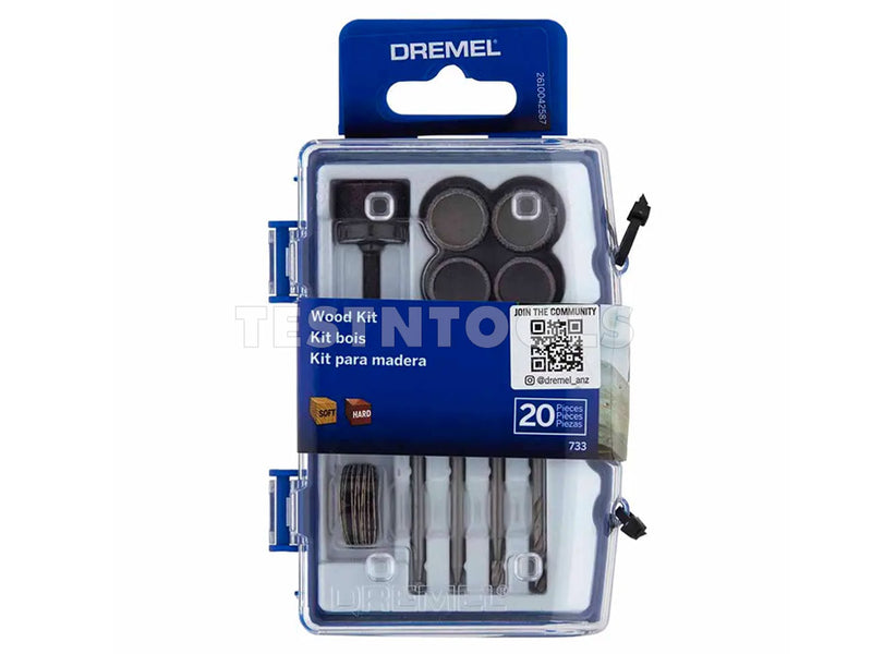 Dremel 733 Wood Micro Kit 20 Piece 733-02 26150733AB