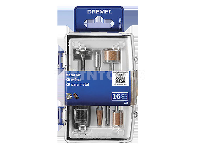Dremel 734 Metal Micro Kit 16 Piece 734-01 26150734AA