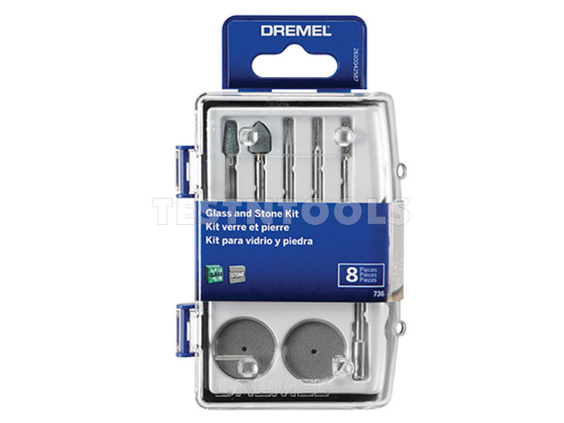 Dremel 736 Glass and Stone Micro Kit 8 Piece 736 26150735AB