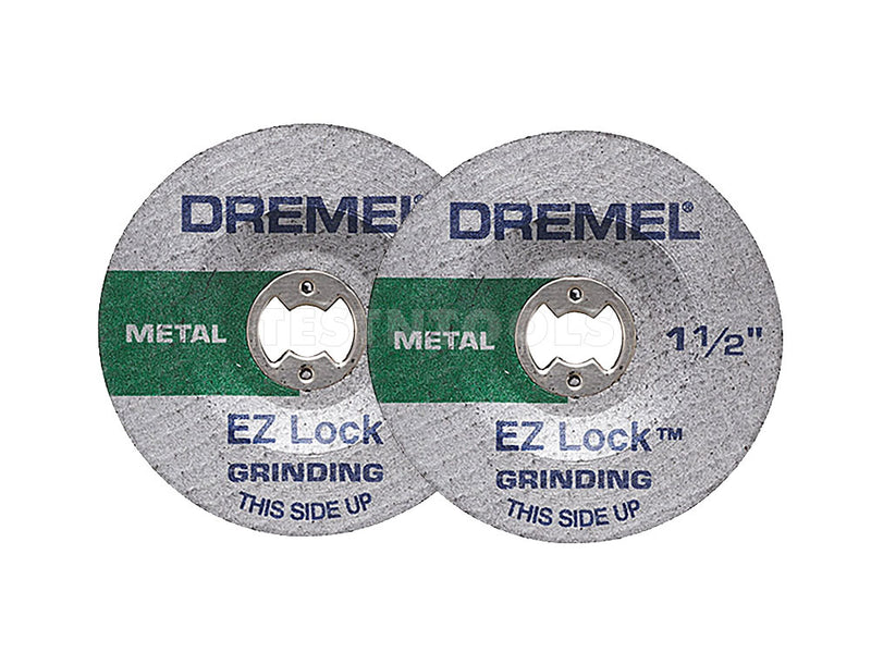 Dremel EZ Lock Metal Grinding Wheel 38mm 2 Pack EZ541GR 2615E541AC