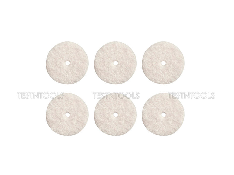 Dremel Felt Polishing Wheels 12.7mm 6 Pack 414 2615000414
