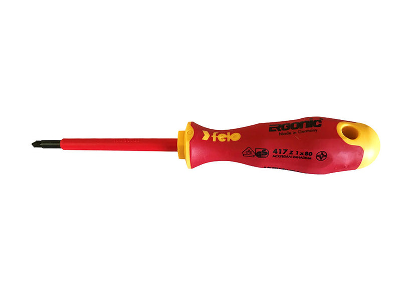 Felo 417 Ergonic Insulated Screwdriver Plus/Minus Z1 SCR-417-Z1