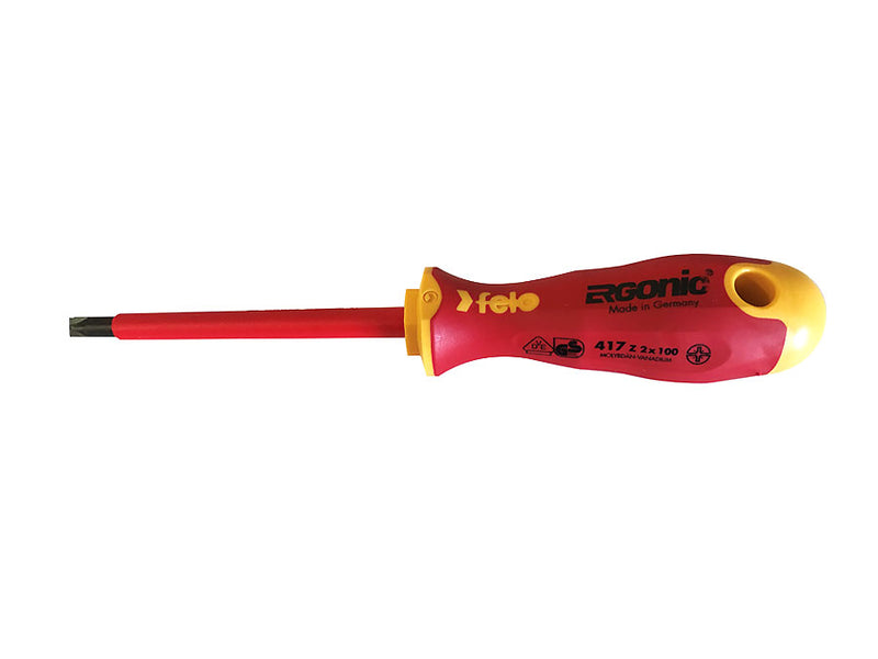 Felo 417 Ergonic Insulated Screwdriver Plus/Minus Z2 SCR-417-Z2