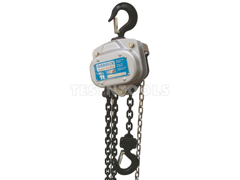 Garrick Load Limit Chain Block 0.5T x 6M GCBLL0056