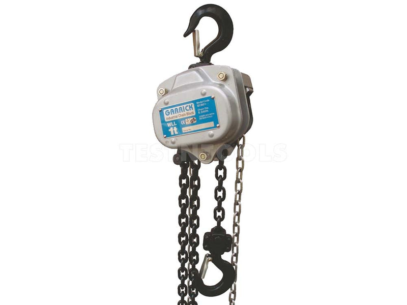 Garrick Load Limit Chain Block 2T x 6M GCBLL0206