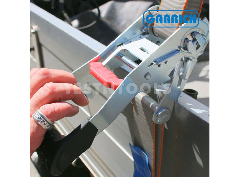 Garrick Quick Load Rachet Tie Down 25mm x 4M 0.45T 2Pack
