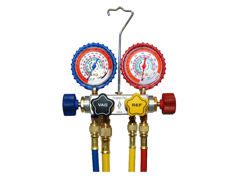 Imperial 4 Valve Manifold Hose Set For R410a/R32 IMP-847CKPSC