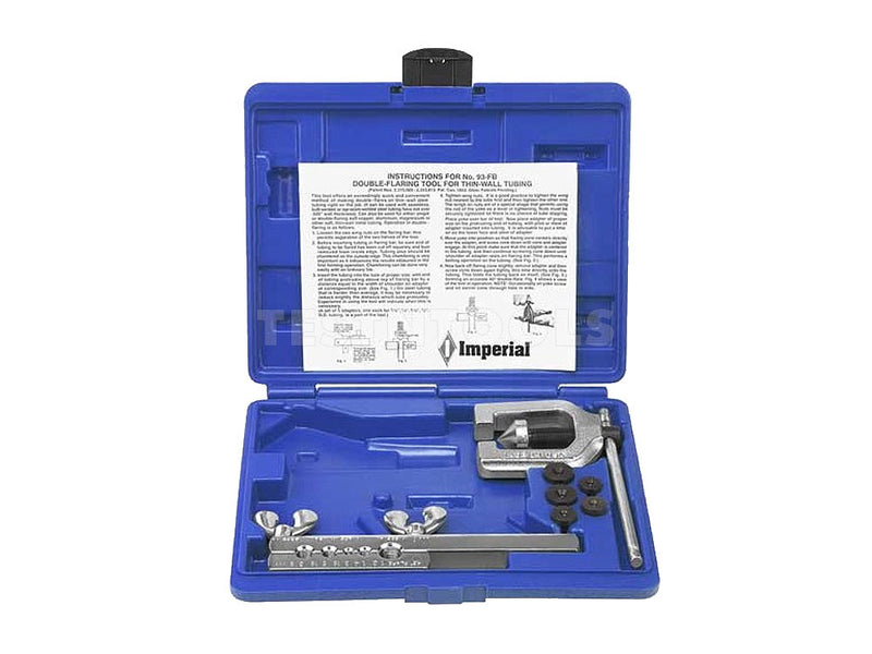 Imperial Double Flaring Tool Set 1/4" - 3/4" IMP-195FB