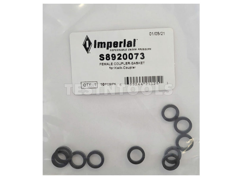 Imperial Replacement Gasket 1/4" 10 Pack for 16C 17C 18C IMP-S8920073
