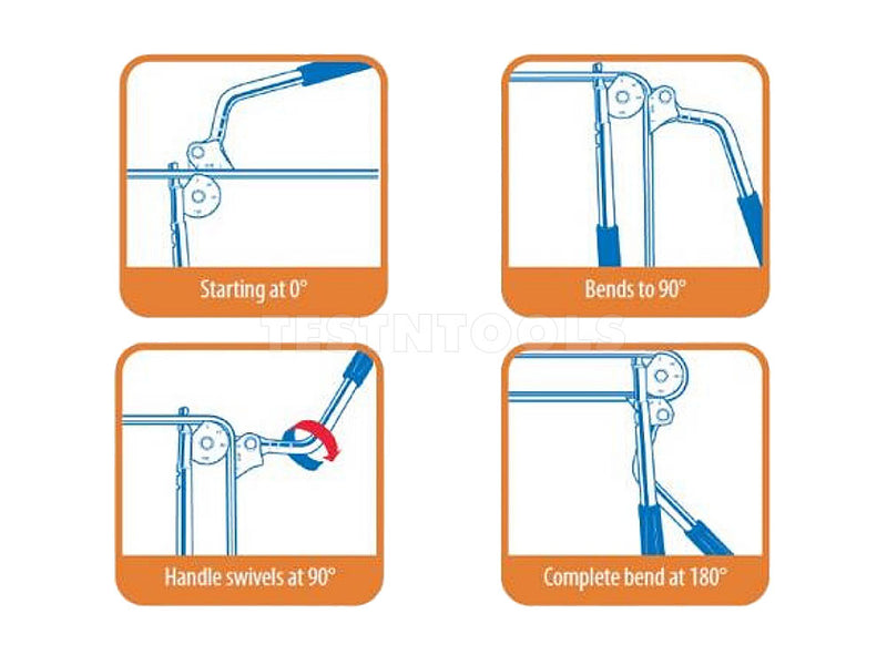 Imperial Tube Bender Swivel Handle 1/4" IMP-364FHB-04