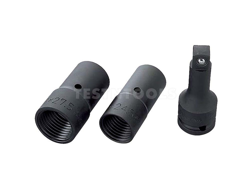 Koken Impact Lock Nut Buster Set 1/2" Drive 21 & 26mm 3 Piece 14124/3