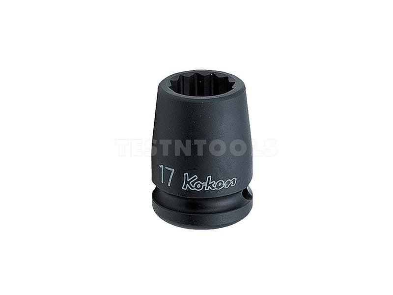 Koken Impact Socket 1/2" Drive 21mm x 38mm Long 12PT 14405M21