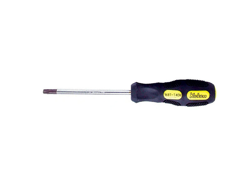 Koken Screwdriver Tamper Proof Torx T25H x 225mm Long 168T-T25H