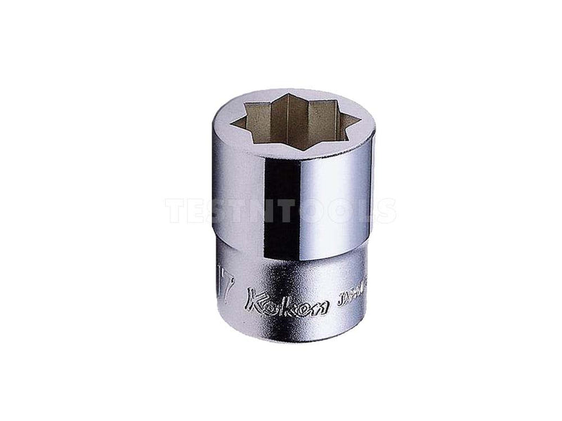Koken Socket 1/2" Drive 17mm x 40mm Long 8PT 4109M17