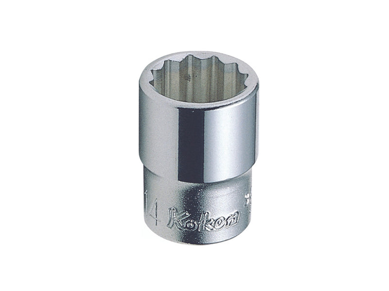 Koken Socket 3/8" Drive 19/32" x 28mm Long 12PT 3405A19