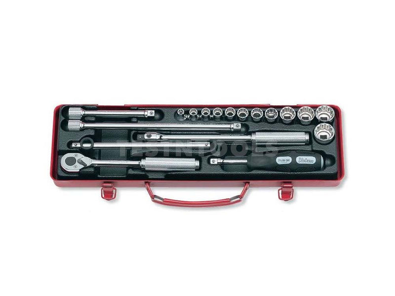 Koken Socket Set 3/8" Drive 6mm - 22mm 12PT 18 Piece 3221M