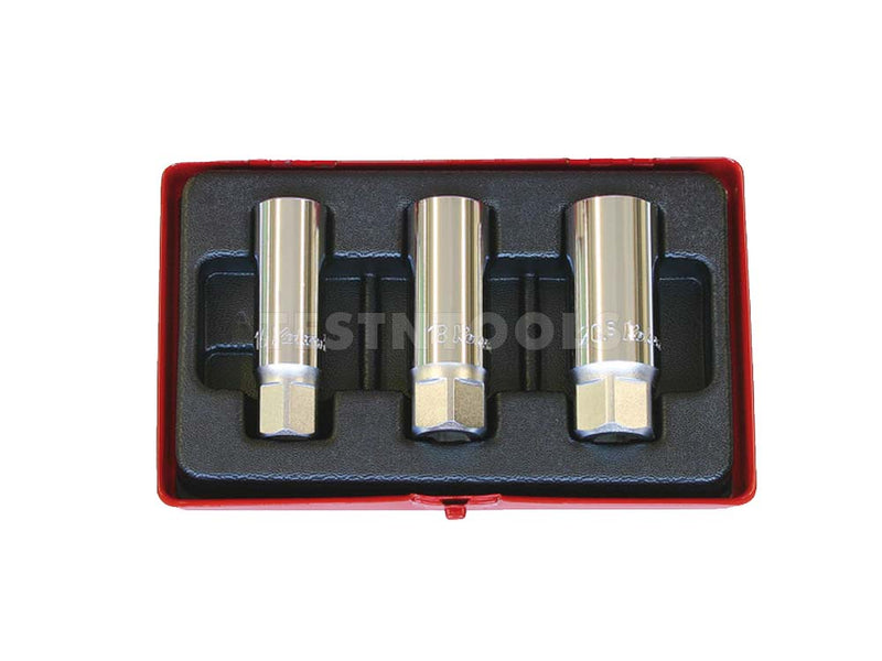 Koken Spark Plug Socket Set 3/8" Drive 16mm - 20.8mm 3 Piece 3229