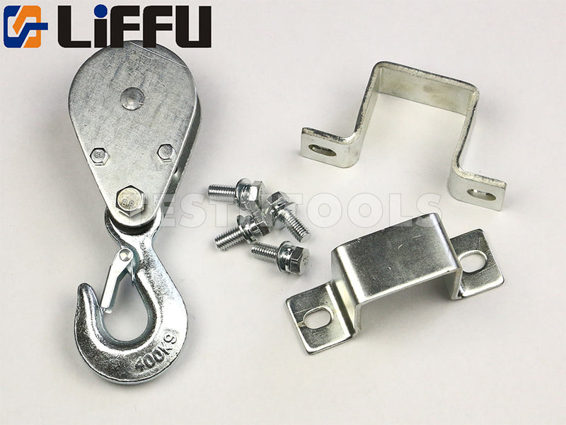 Liffu Electric Hoist 12V DC Wire Rope 6m 400Kg