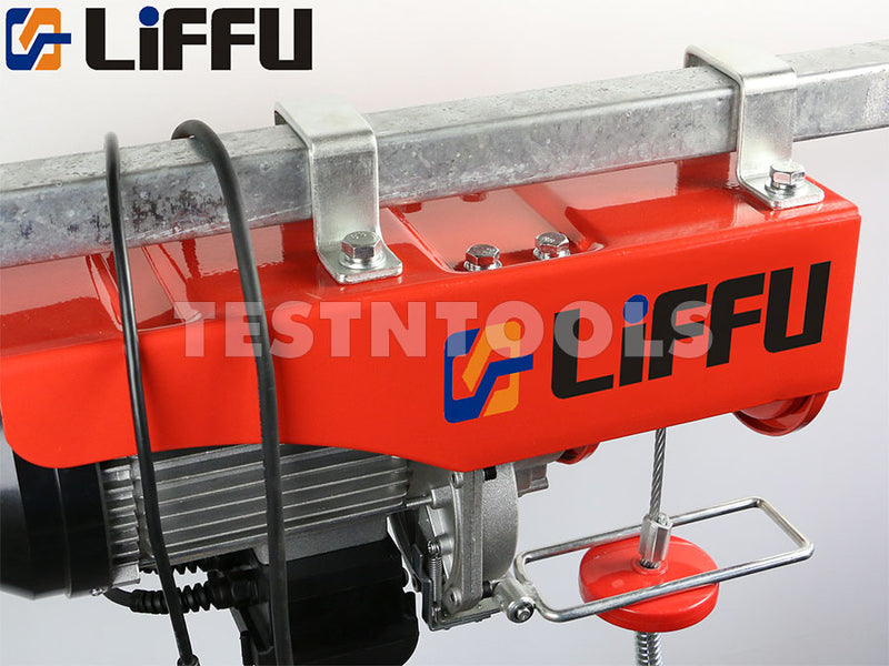 Liffu Electric Hoist 230V Wire Rope 18m 1000Kg PA1000