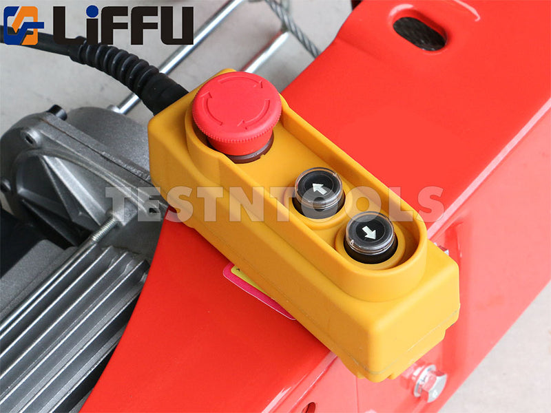 Liffu Electric Hoist 230V Wire Rope 18m 1000Kg PA1000