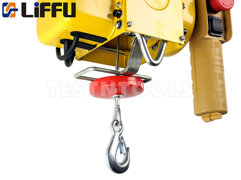Liffu Electric Scaffold Hoist 230V Wire Rope 18m 300Kg HH300