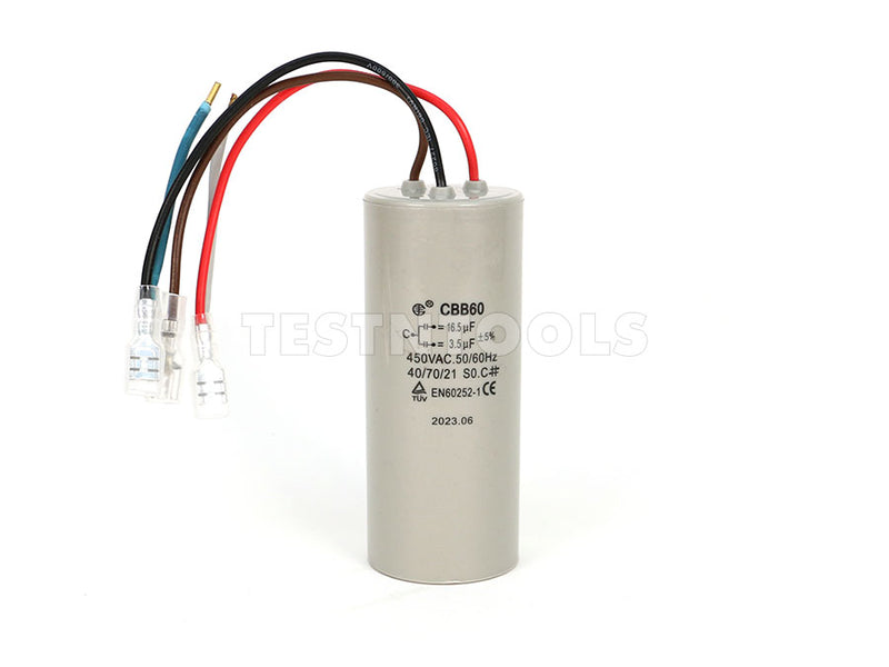 Liffu Motor Start/Run Capacitor CBB60 16.5uF 3.5uF 450VAC