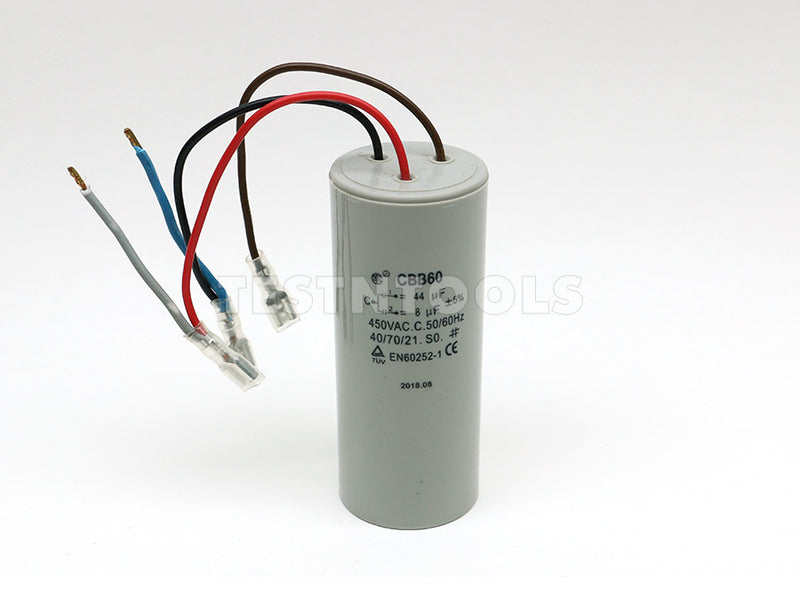 Liffu Motor Start/Run Capacitor CBB60 44uF 8uF 450VAC
