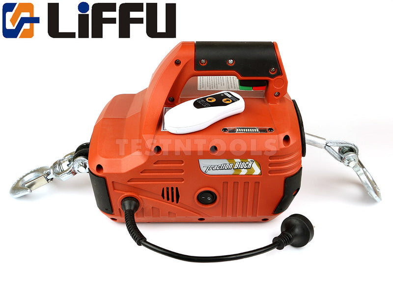 Liffu Portable Electric Hoist 230V With Remote 8m 250Kg